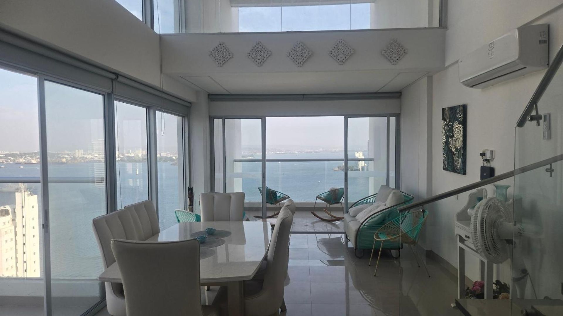 Apartamento Bocagrande -vista Al Mar, Bahía Y Ciudad Antigua - 3 Balcones
