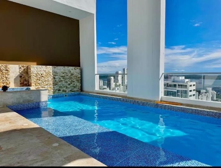 Apartamento Bocagrande -vista Al Mar, Bahía Y Ciudad Antigua - 3 Balcones *