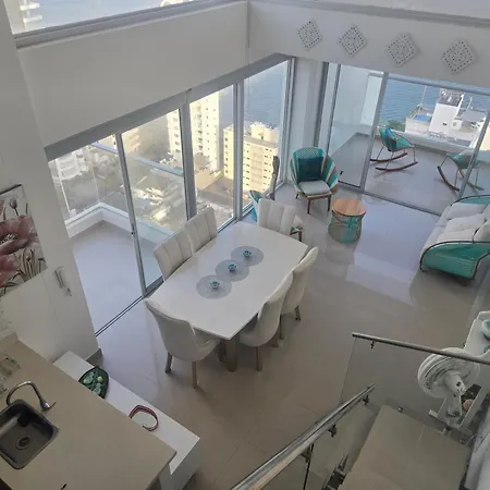 Bocagrande -vista Al Mar, Bahía Y Ciudad Antigua - 3 Balcones Apartamento *