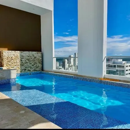 Apartamento Bocagrande -vista Al Mar, Bahía Y Ciudad Antigua - 3 Balcones *